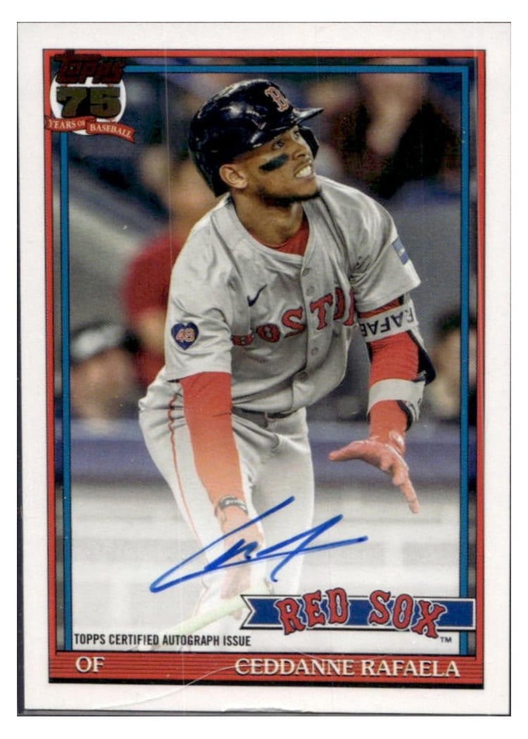 2026 Topps 1991 Topps Autographs Ceddanne Rafaela #91A-RAF card