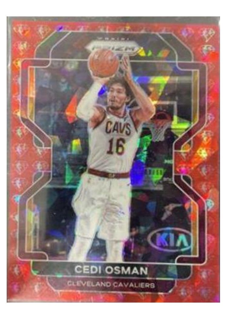 2021-22 Panini Prizm Base Set Cedi Osman #60 card