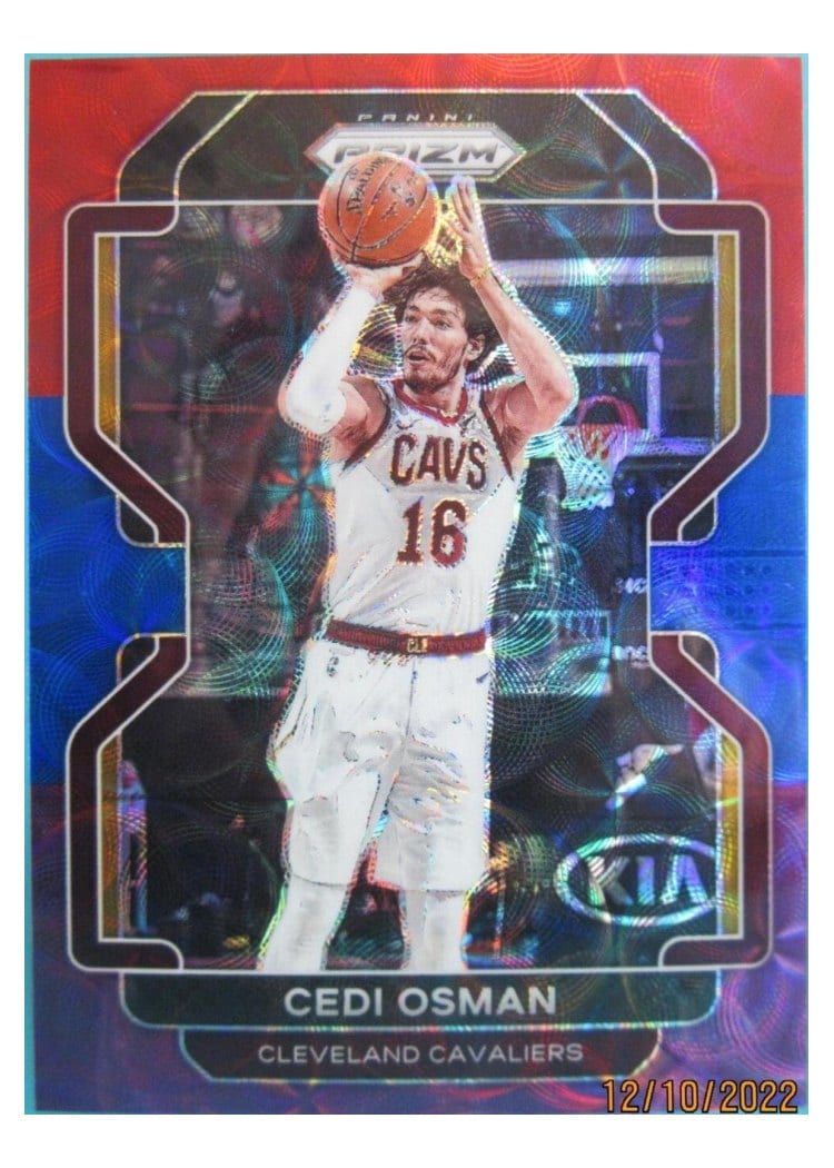 2021-22 Panini Prizm Base Set Cedi Osman #60 card
