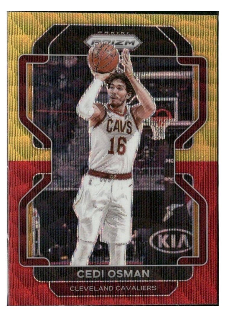 2021-22 Panini Prizm Base Set Cedi Osman #60 card