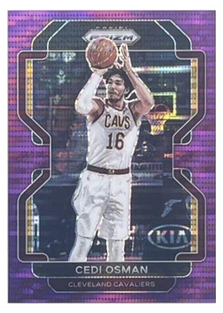 2021-22 Panini Prizm Base Set Cedi Osman #60 card