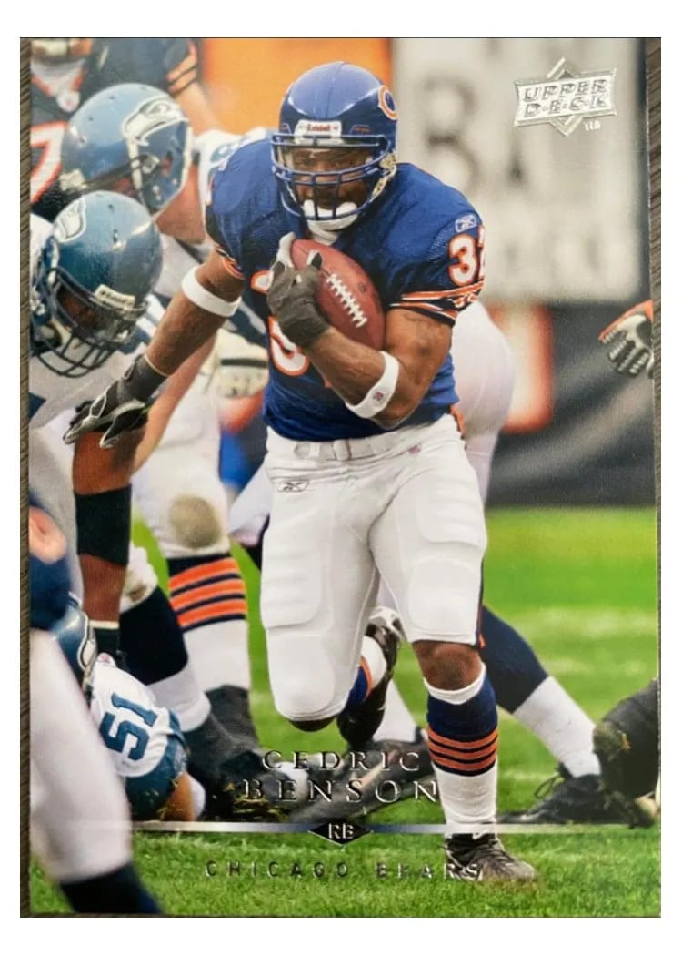 2008 Upper Deck Cedric Benson #32 card