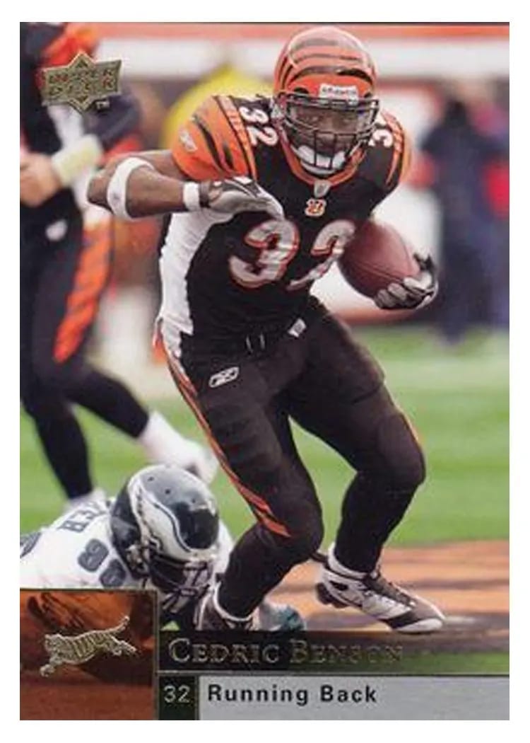 2009 Upper Deck Cedric Benson #43 card