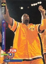 1995-96 Collector's Choice Base Set Cedric Ceballos #178 card