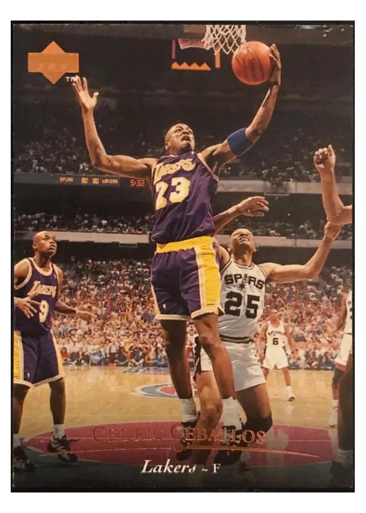 1995 Upper Deck Cedric Ceballos #26 card