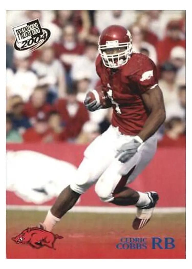 2004 Press Pass Cedric Cobbs Blue Foil #B11 card