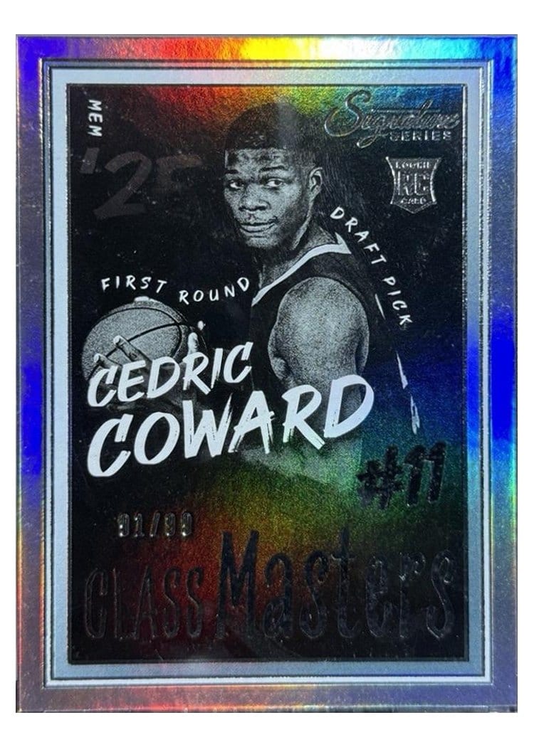 2025-26 Panini Signature Series Class Masters Cedric Coward #5 card