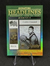 2025-26 Panini Signature Series Signature Headlines Cedric Coward #10 card