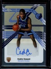 2025-26 Topps Chrome Next Stop Signatures Cedric Coward #NS-CC