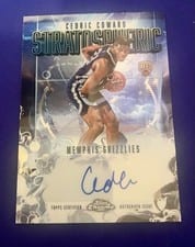 2025-26 Topps Chrome Stratospheric Signatures Rookies Cedric Coward #SMR-CC