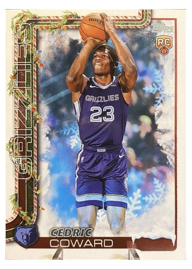 2025-26 Topps Holiday SSP Photo Variations Cedric Coward #SSV-CO card
