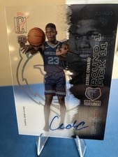 2025-26 Topps Signature Class Rookie Class Crystal Clear Autographs Cedric Coward #CCA-CC
