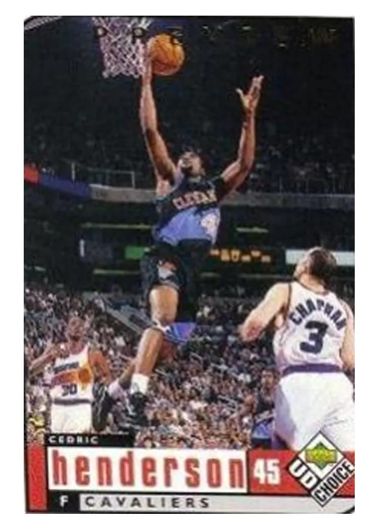 1998 UD Choice Preview Cedric Henderson #27