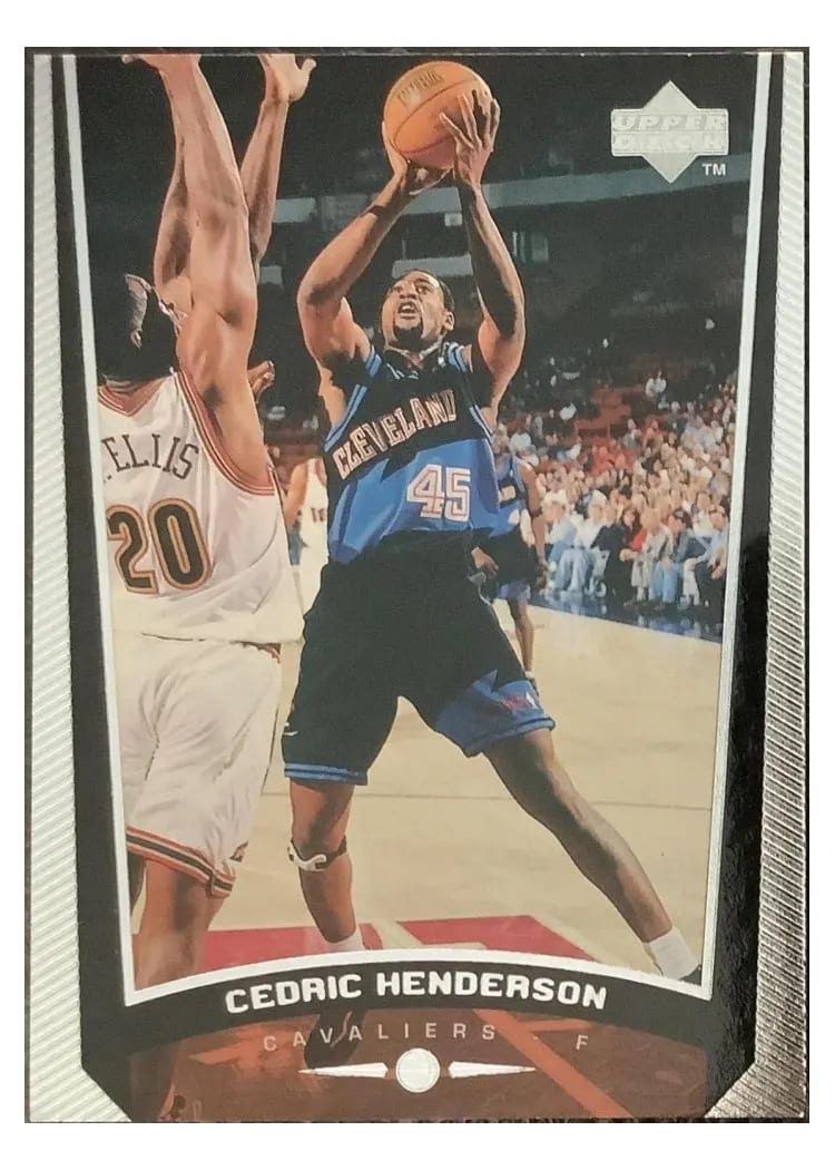 1998 Upper Deck Cedric Henderson #29 card