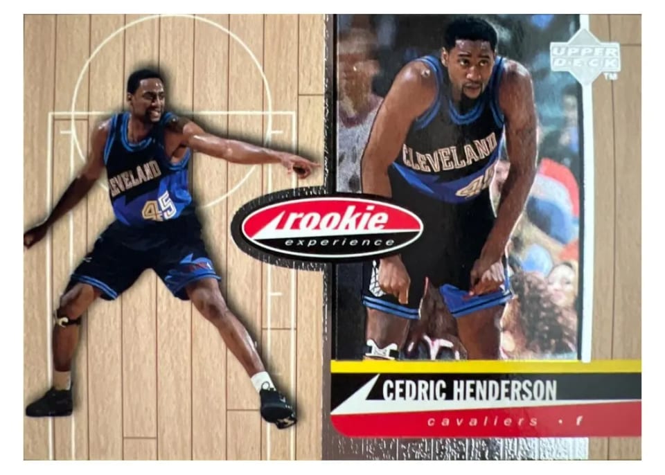 1998 Upper Deck Hardcourt Cedric Henderson #87 card