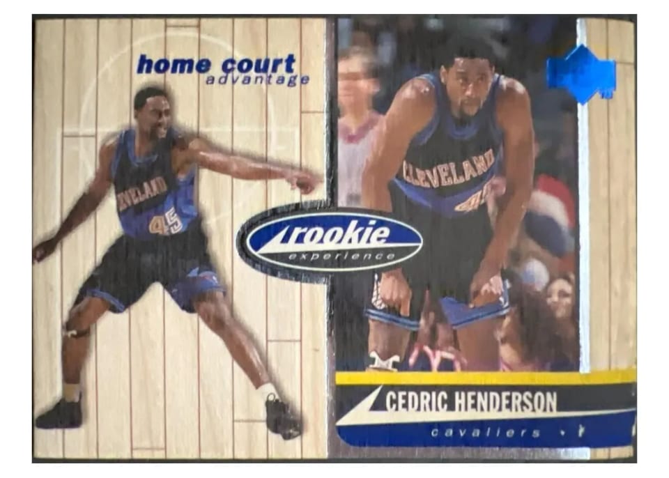 1998 Upper Deck Hardcourt Cedric Henderson #87 card