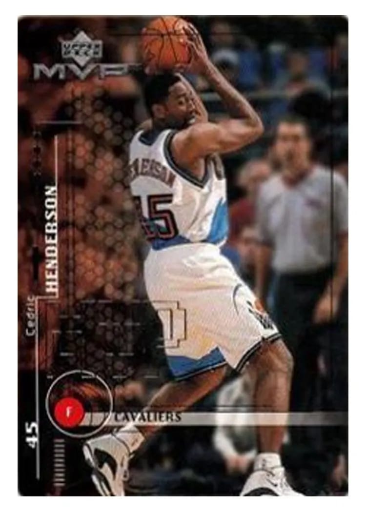 1999 Upper Deck MVP Cedric Henderson #30 card