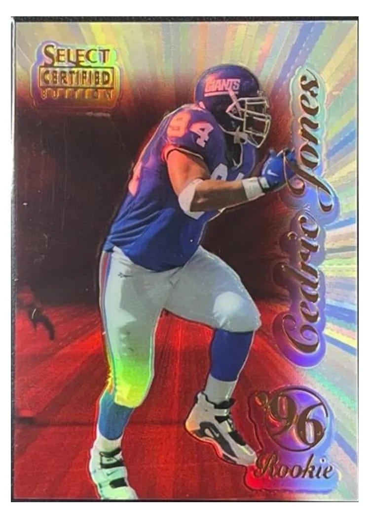1996 Select Certified Cedric Jones #86 card