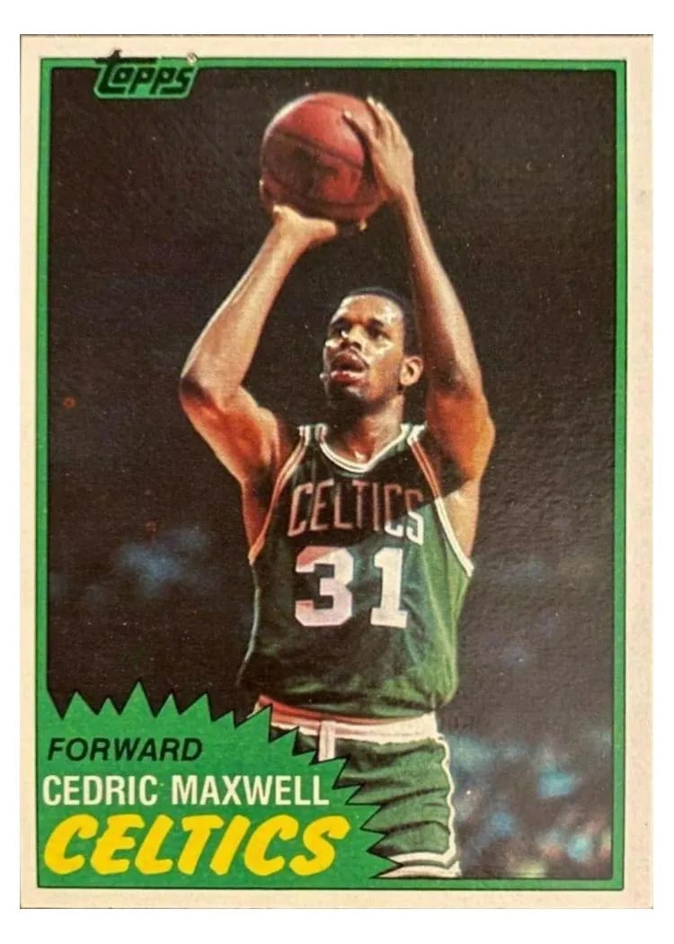 1981 Topps Cedric Maxwell #5 card