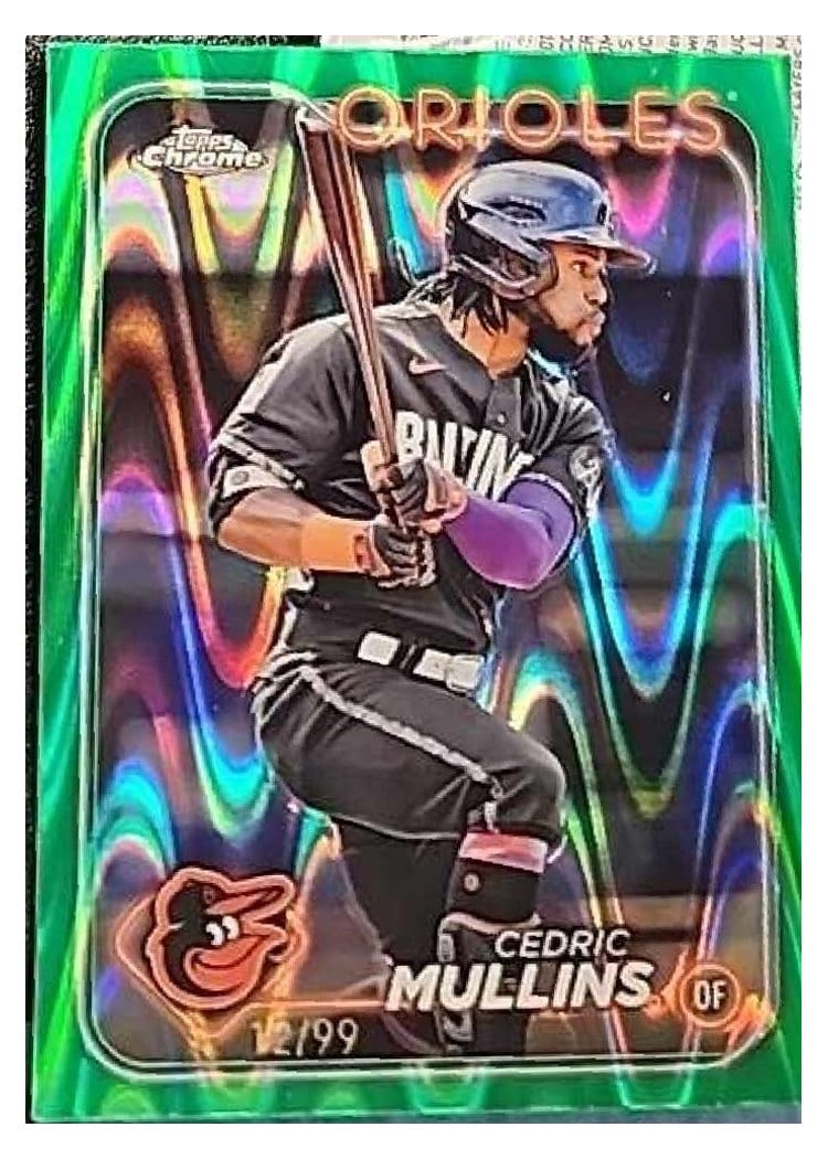 2024 Topps Chrome Base Set Cedric Mullins #82 card