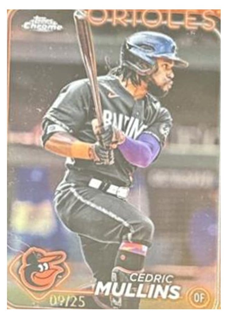 2024 Topps Chrome Base Set Cedric Mullins #82 card