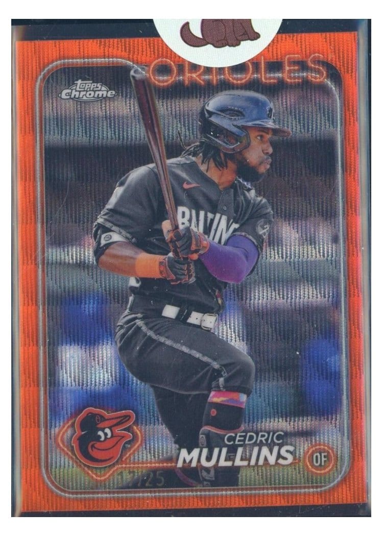 2024 Topps Chrome Base Set Cedric Mullins #82 card