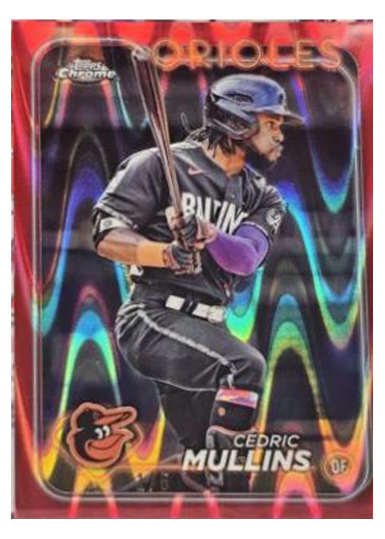 2024 Topps Chrome Base Set Cedric Mullins #82 card