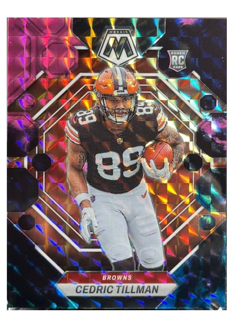 2023 Panini Mosaic Base Set Cedric Tillman #296 card