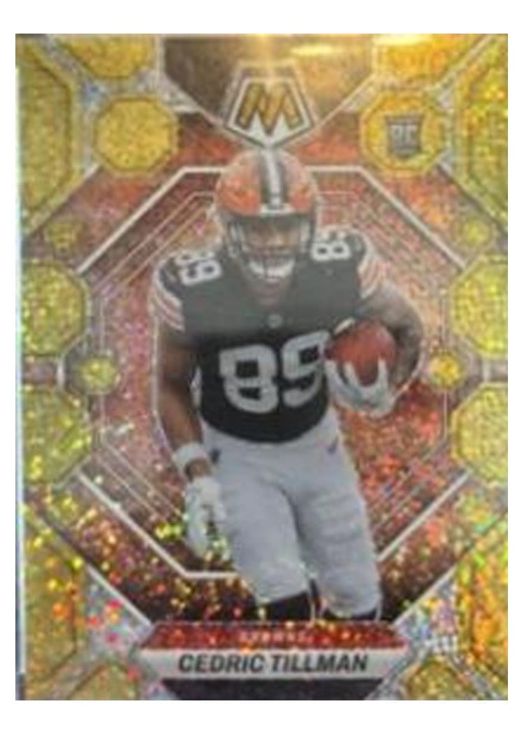 2023 Panini Mosaic Base Set Cedric Tillman #296 card