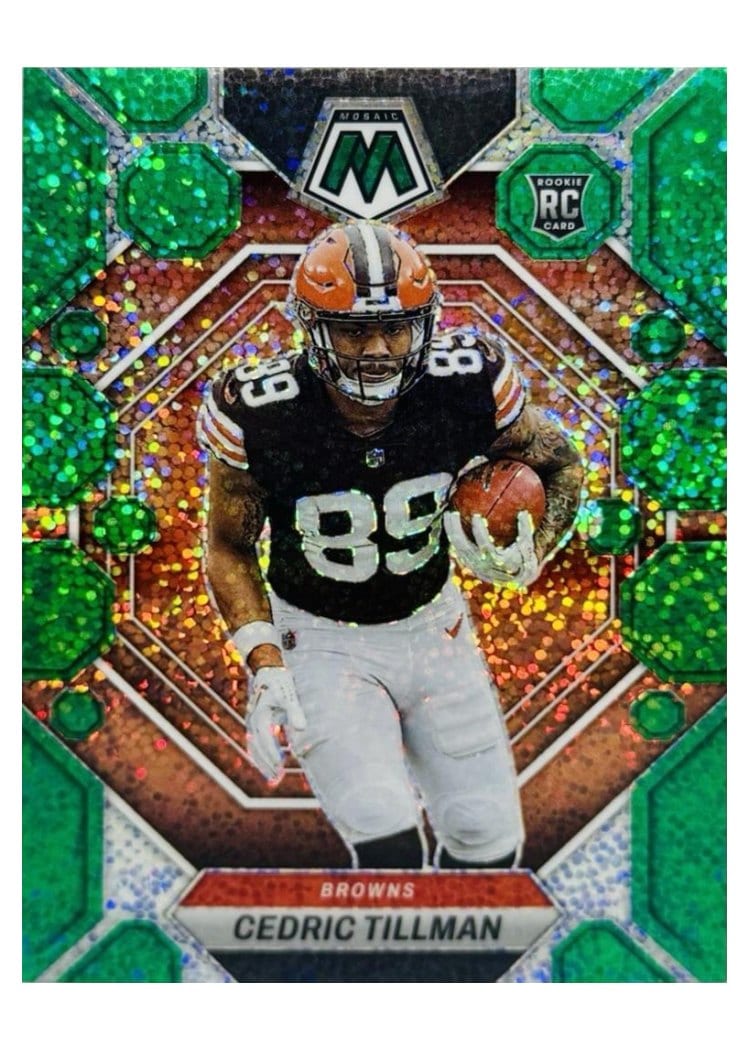 2023 Panini Mosaic Base Set Cedric Tillman #296 card
