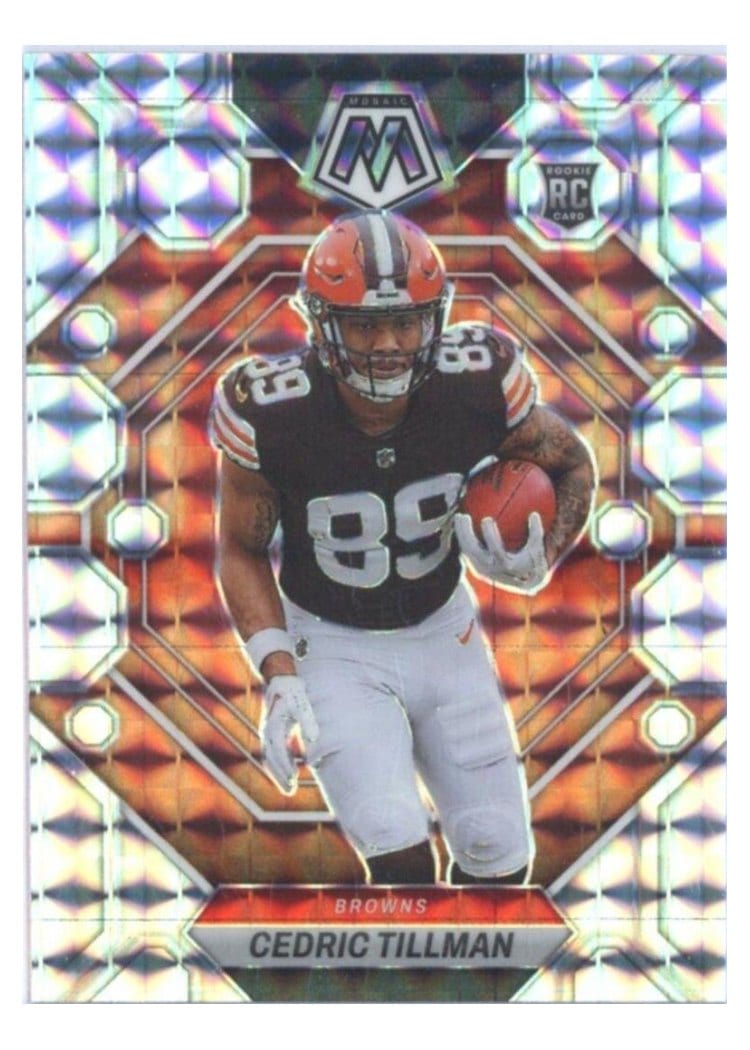 2023 Panini Mosaic Base Set Cedric Tillman #296 card