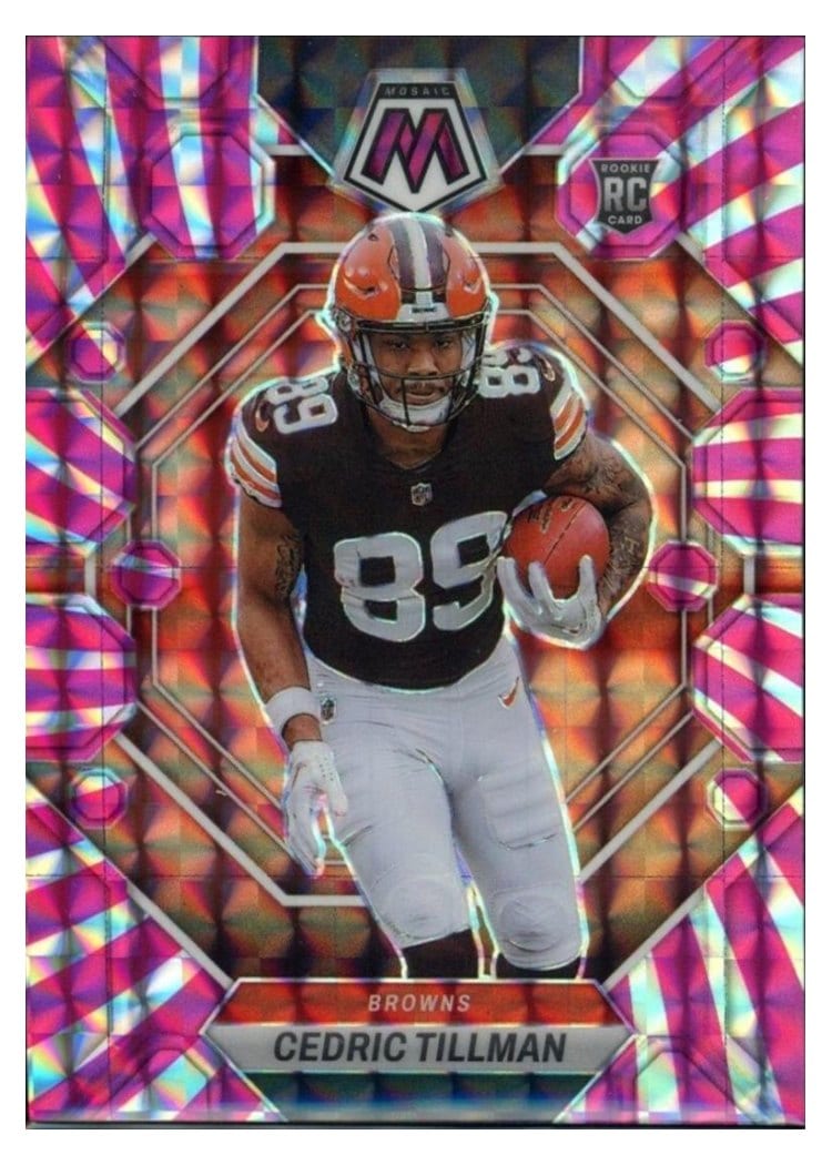 2023 Panini Mosaic Base Set Cedric Tillman #296 card