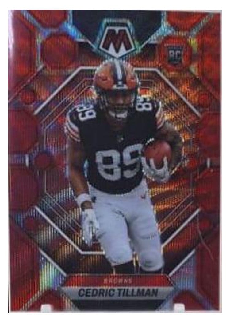 2023 Panini Mosaic Base Set Cedric Tillman #296 card