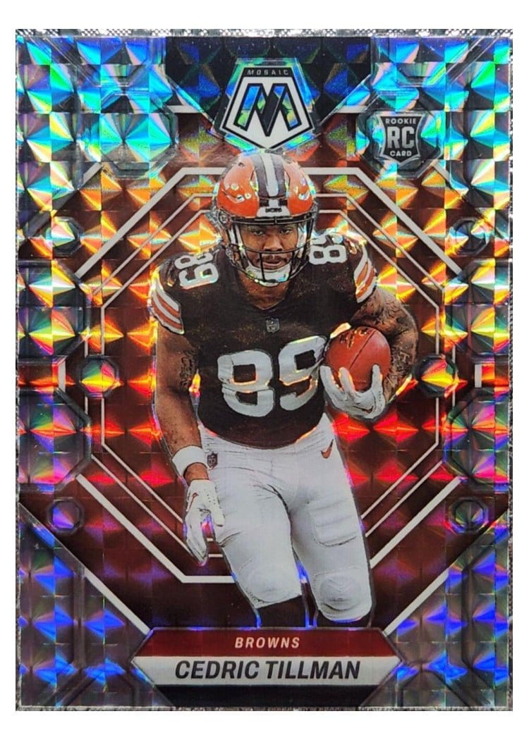 2023 Panini Mosaic Base Set Cedric Tillman #296 card