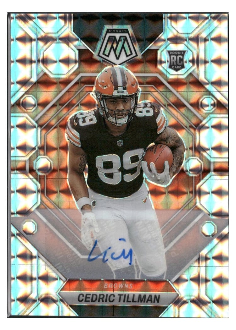 2023 Panini Mosaic Base Set Cedric Tillman #296 card