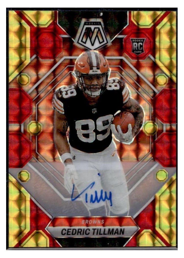 2023 Panini Mosaic Base Set Cedric Tillman #296 card