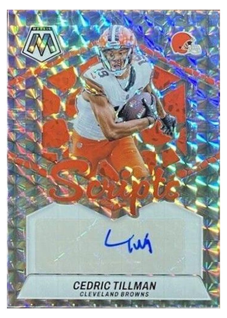 2024 Panini Mosaic Scripts Cedric Tillman #SC-CTI card