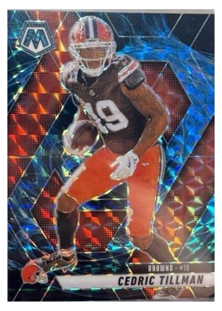 2025 Panini Mosaic Base Set Cedric Tillman #197 card