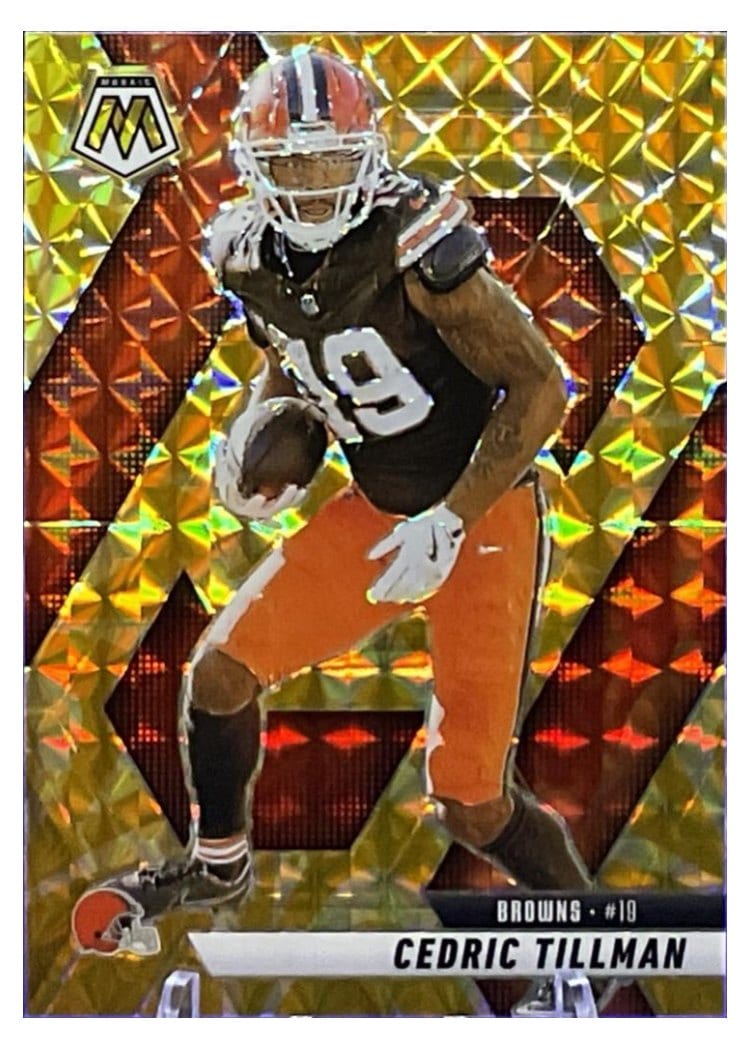 2025 Panini Mosaic Base Set Cedric Tillman #197 card