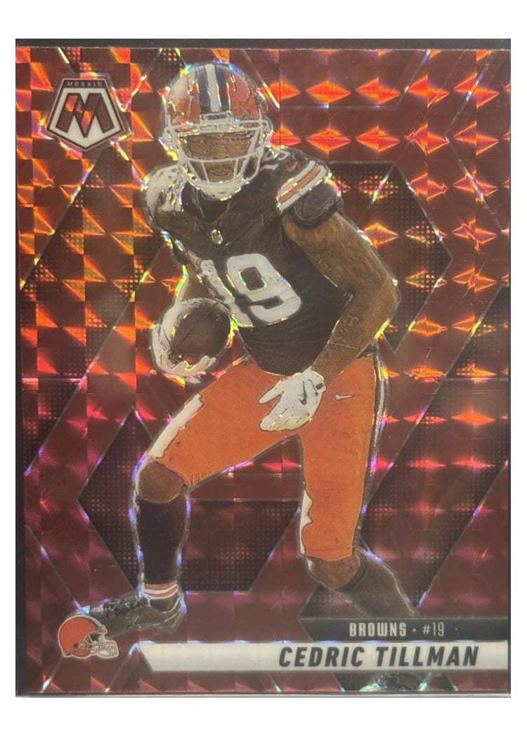 2025 Panini Mosaic Base Set Cedric Tillman #197 card