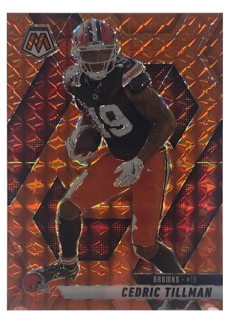 2025 Panini Mosaic Base Set Cedric Tillman #197 card