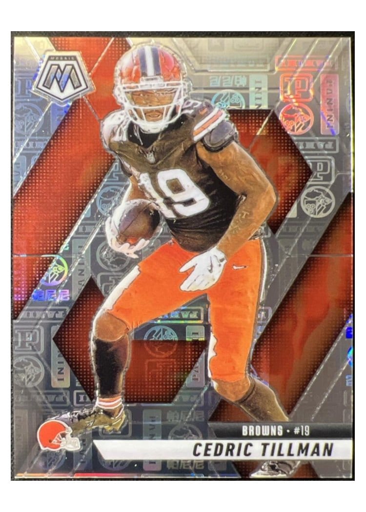 2025 Panini Mosaic Base Set Cedric Tillman #197 card