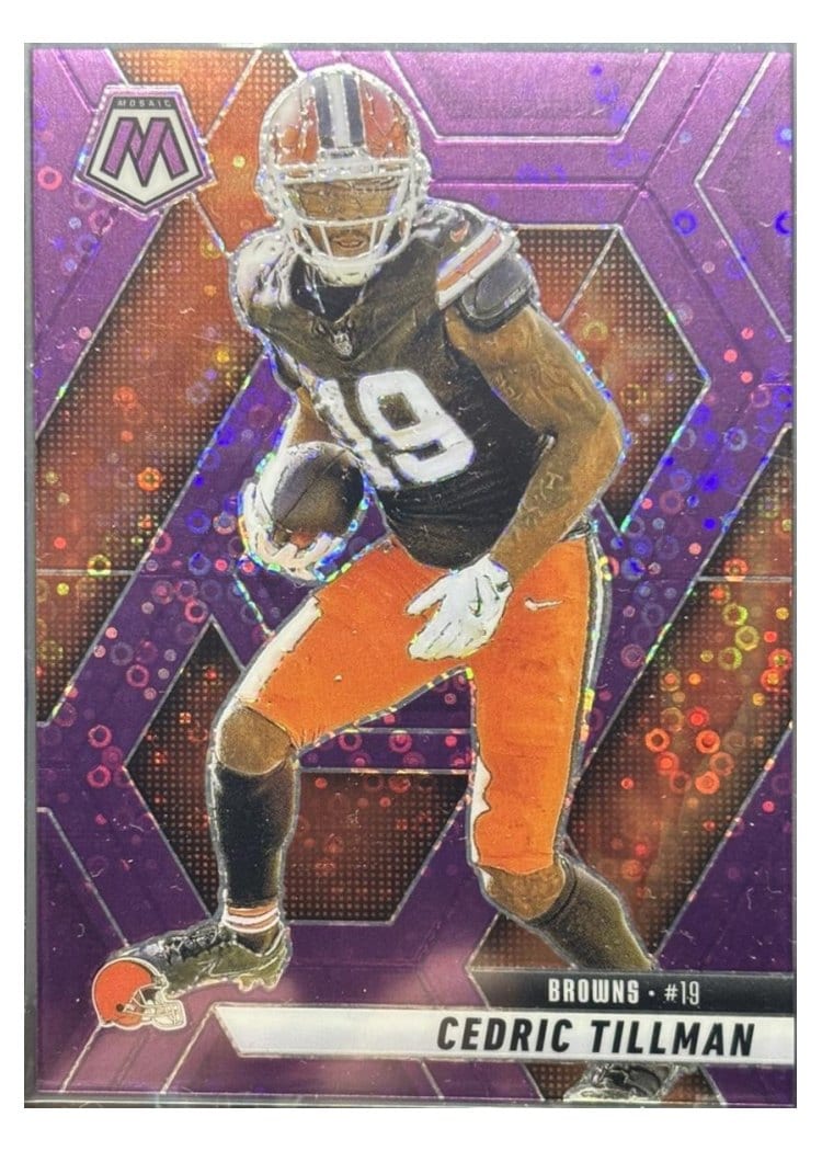 2025 Panini Mosaic Base Set Cedric Tillman #197 card