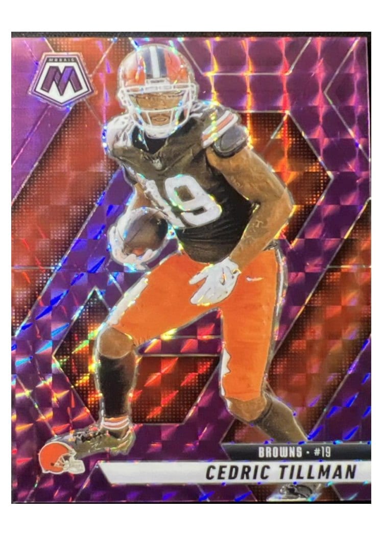 2025 Panini Mosaic Base Set Cedric Tillman #197 card