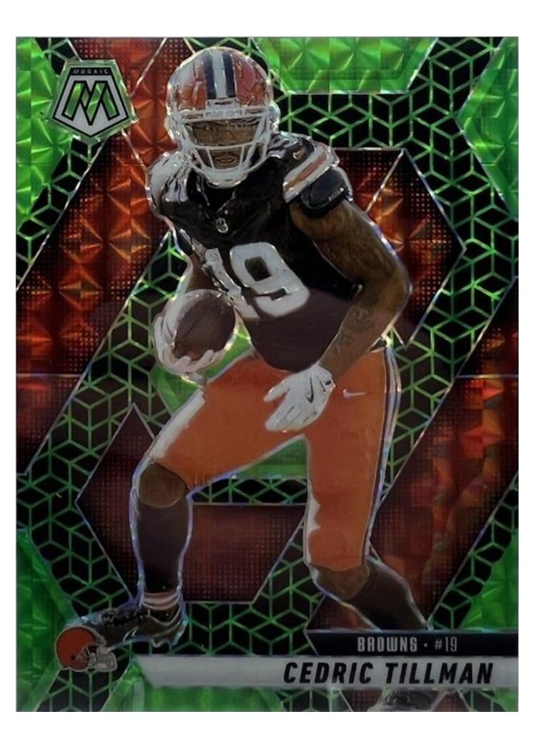 2025 Panini Mosaic Base Set Cedric Tillman #197 card
