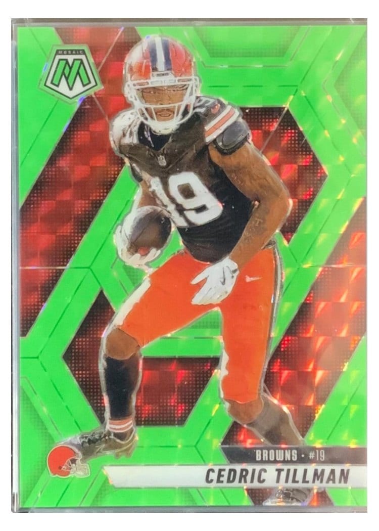 2025 Panini Mosaic Base Set Cedric Tillman #197 card