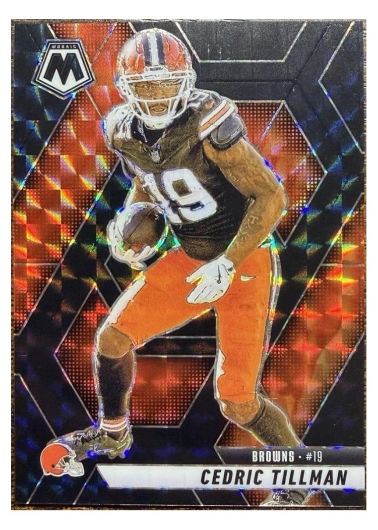 2025 Panini Mosaic Base Set Cedric Tillman #197 card