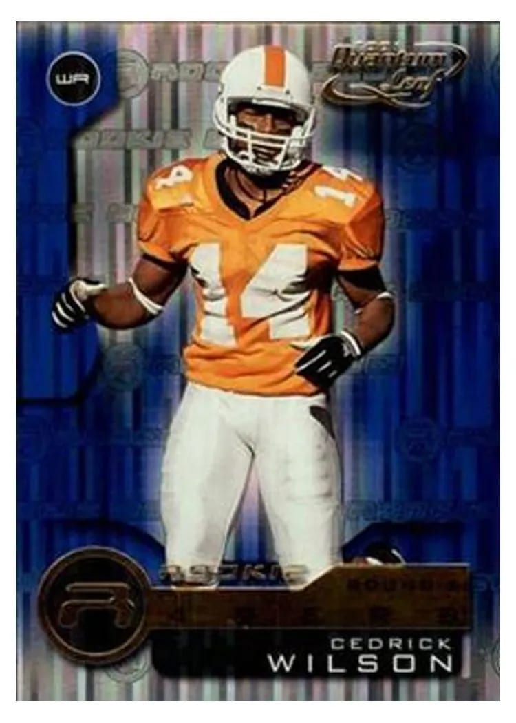 2001 Quantum Leaf Cedrick Wilson #239 card