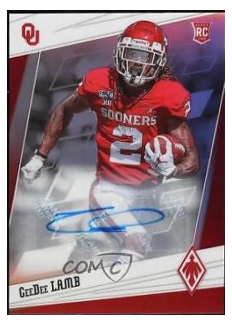2020 Panini Chronicles Draft Picks Phoenix CeeDee Lamb #7 card