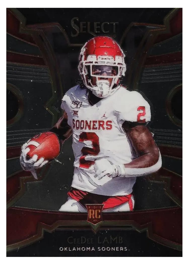2020 Panini Chronicles Draft Picks Select CeeDee Lamb #2 card